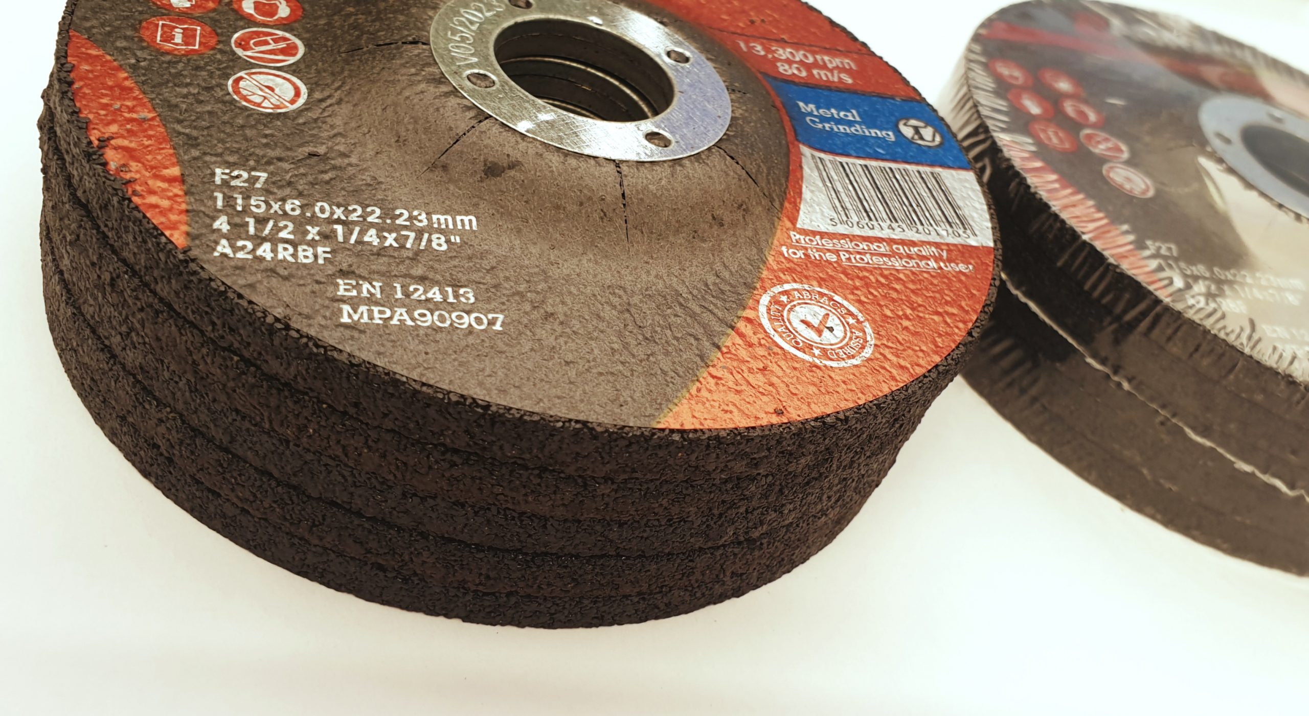 ABRACS Proflex Metal Grinding Disc - 115X6X22.23mm Pack of 10 - Image 3