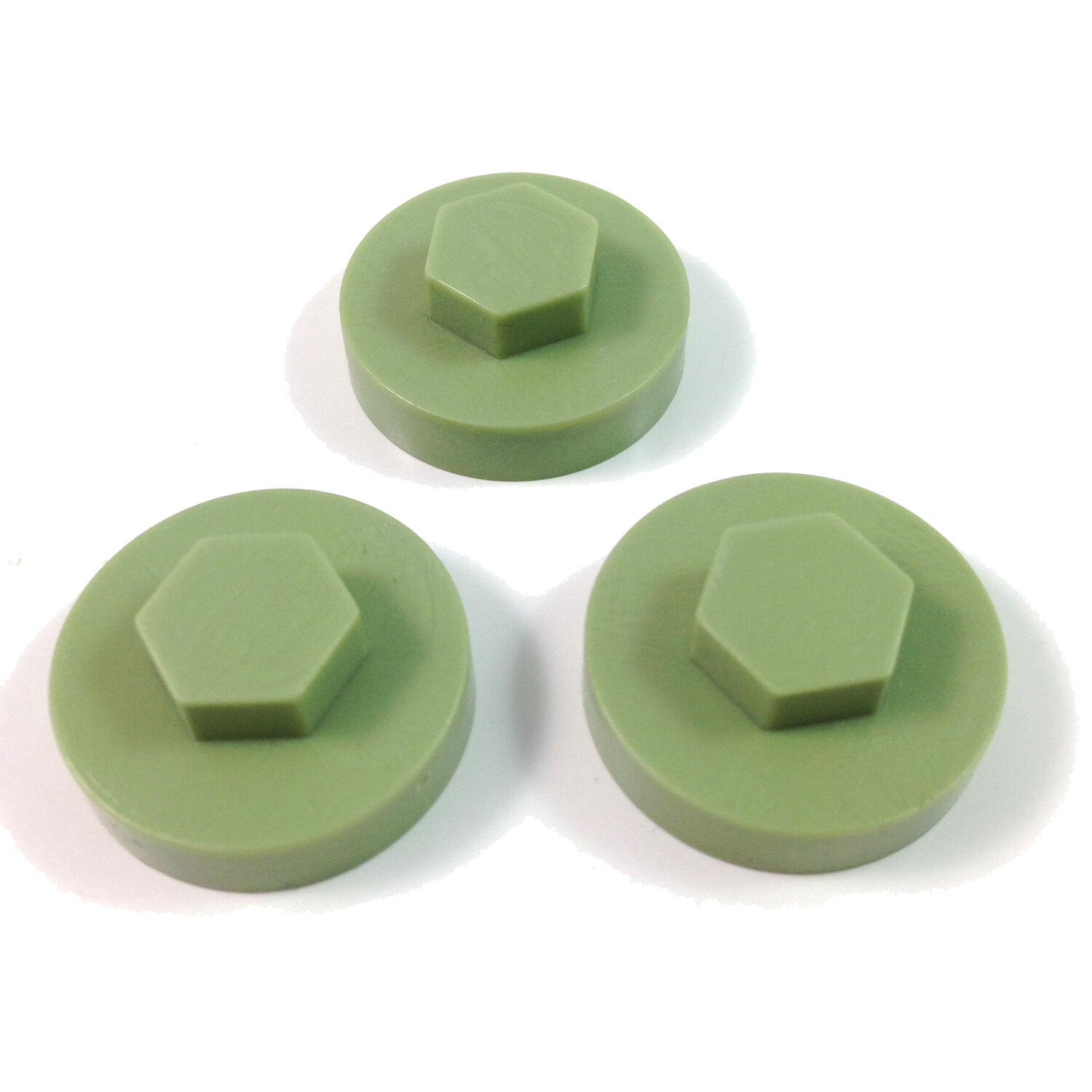 19mm Hexagonal Hex Tek Screw Cover Caps - Image 6