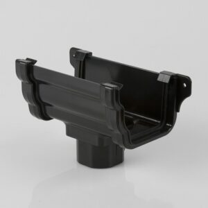 BRETT MARTIN Prostyle PVCu Gutter Running Outlet BR085 BLACK