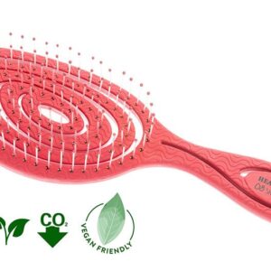 Head Jog Straw Vent Brush Raspberry