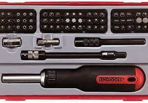 Teng Tools TTMD74  RATCHET RATCHETING 74 PIECE SCREWDRIVER & BIT SET WITH CASE