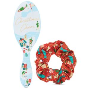 Wetbrush Elf Christmas Detangler and Scrunchie Gift Set