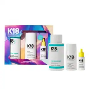K18 Biomimetic Hairscience Next-Level Hair Repair Set - shampoo 250ml, oil 10ml & mask 50ml