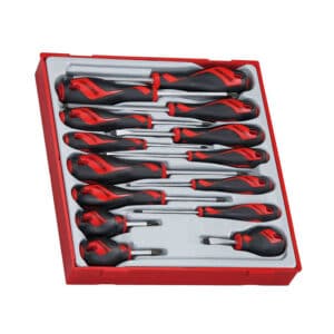 Teng Tools TTD914N SL, PH & PZ Screwdriver Set (14 Pieces) TTD914N