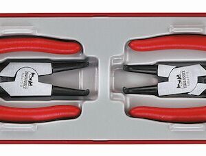 Teng Tools TTX474-9E Plier Set 9 inch Spring Circlip 4 Pieces TTX Tray
