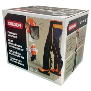 OREGON Chainsaw Safety Kit Protect Helmet Leggings Both Hand Protection Gloves Large 574742A