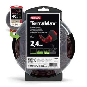 Oregon 2.4mm x 70m Terramax Strimmer Trimmer Line 655750