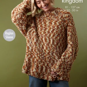 Sweater and Cardigan knitted in Animal Kingdom King Cole Pattern P6553