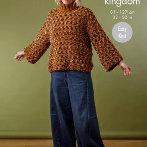 Tank Top and Sweater knitted in Animal Kingdom King Cole Pattern P6555