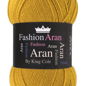 King Cole Fashion Aran 400g Balls  - In Solid / Tweed Shades .