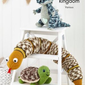Reptile Friends knitted in Animal Kingdom King Cole Pattern P9229